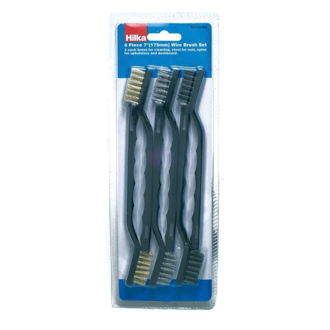 RD125 1980 Cleaning Brush Set - Hilka 6pc Combination