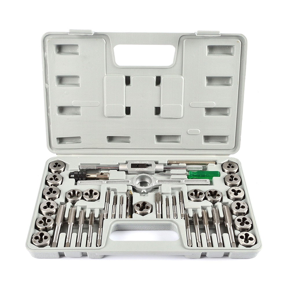 Tap & Die Set With Storage Case - 40pc - Hilka Pro-Craft